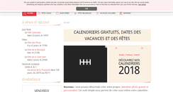 Desktop Screenshot of icalendrier.fr