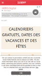 Mobile Screenshot of icalendrier.fr